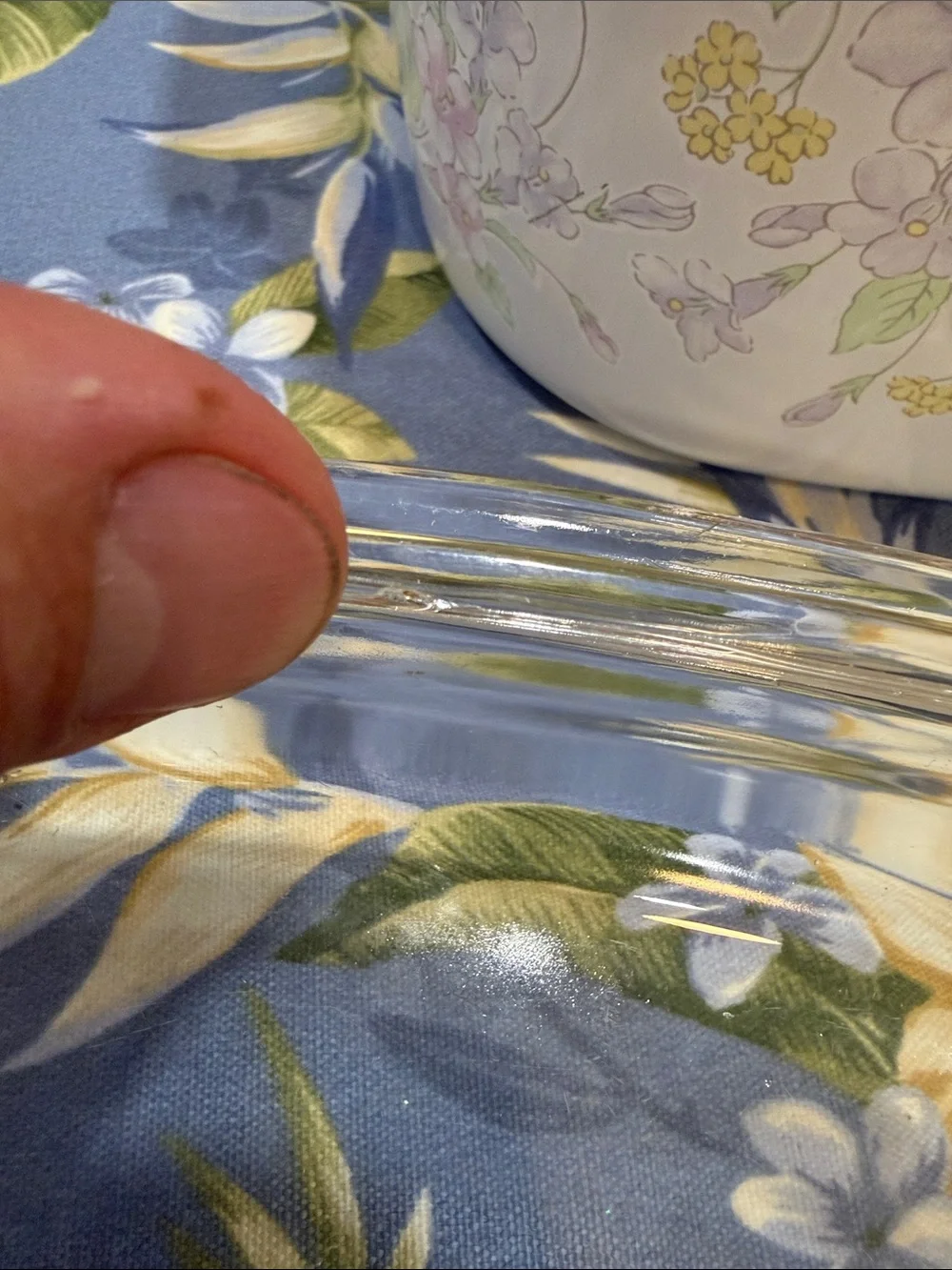 Corningware floral bouquet